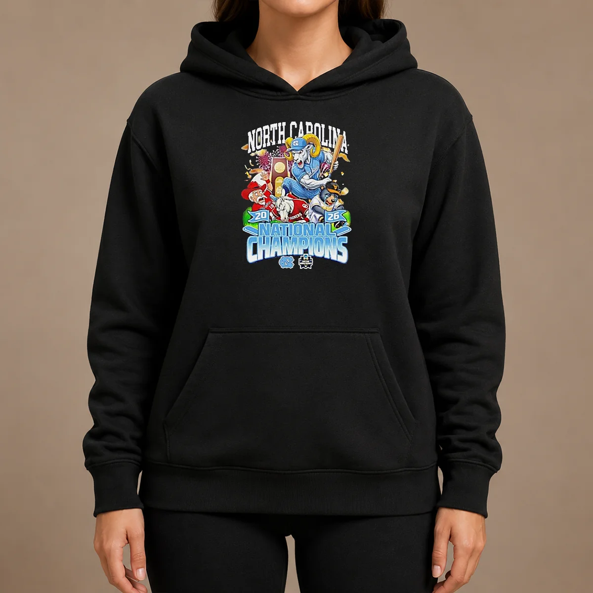 Premium North Carolina 20 26 National Champions Tar Heels Baseball Hoodie Premium North Carolina 20 26 National Champions Tar Heels Baseball Hoodie
