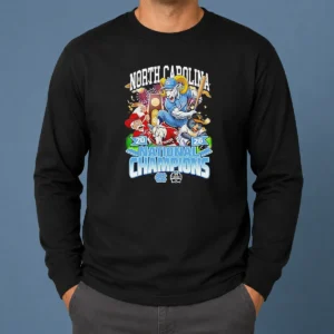 Premium North Carolina 20 26 National Champions Tar Heels Baseball Long Sleeve Shirt