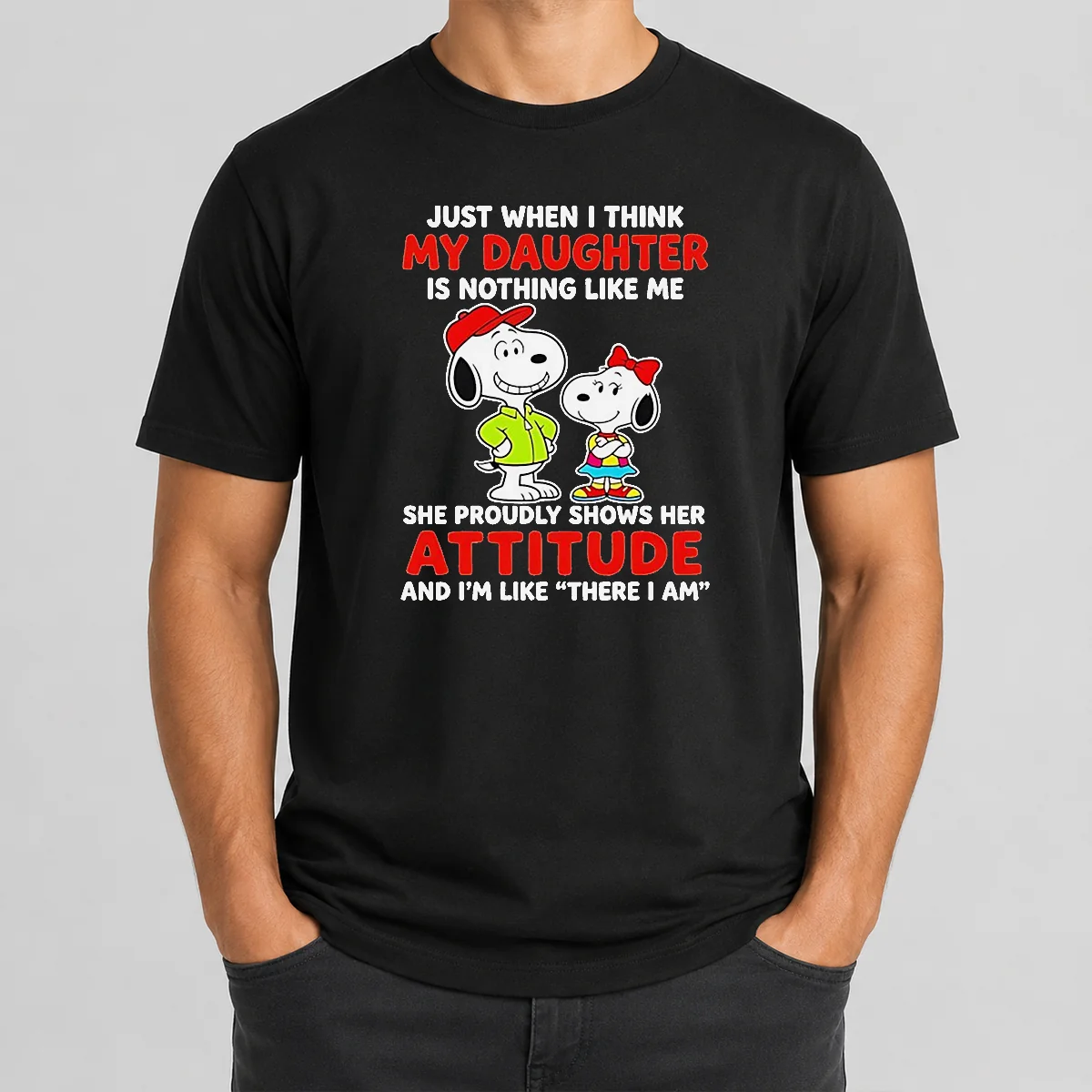Premium Snoopy Just When I Think Shirt Premium Snoopy Just When I Think Shirt