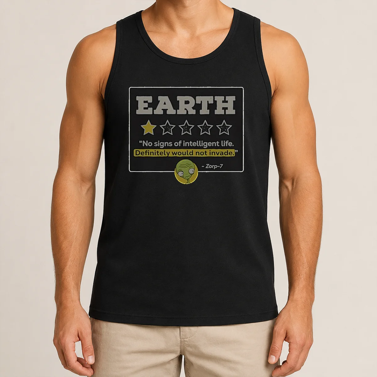 Premium Zorp 7 Earth No Signs Of Intelligent Life Definitely Would Not Invade Alien Tank Top Premium Zorp 7 Earth No Signs Of Intelligent Life Definitely Would Not Invade Alien Tank Top