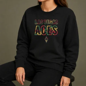 Pretty Las Vegas Aces Juneteenth Logo Sweater