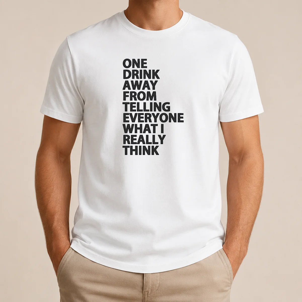 Pretty One Drink Away From Telling Shirt Pretty One Drink Away From Telling Shirt
