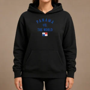 Pretty Panama Vs The World Soccer Flag Hoodie