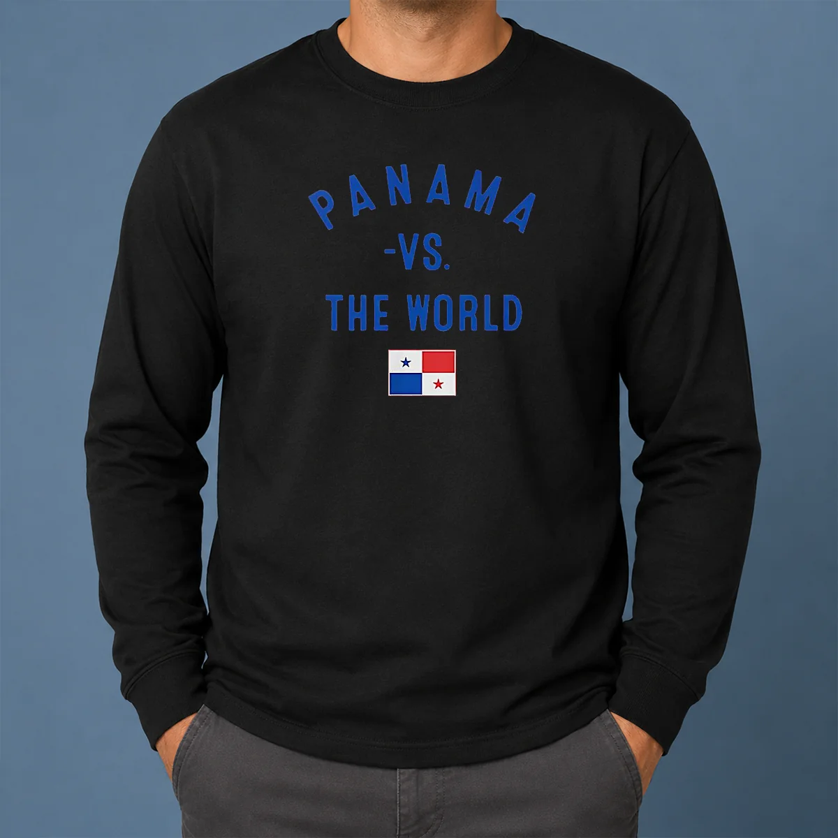 Pretty Panama Vs The World Soccer Flag Long Sleeve Shirt Pretty Panama Vs The World Soccer Flag Long Sleeve Shirt featuring vibrant soccer flag graphic on comfortable cotton fabric
