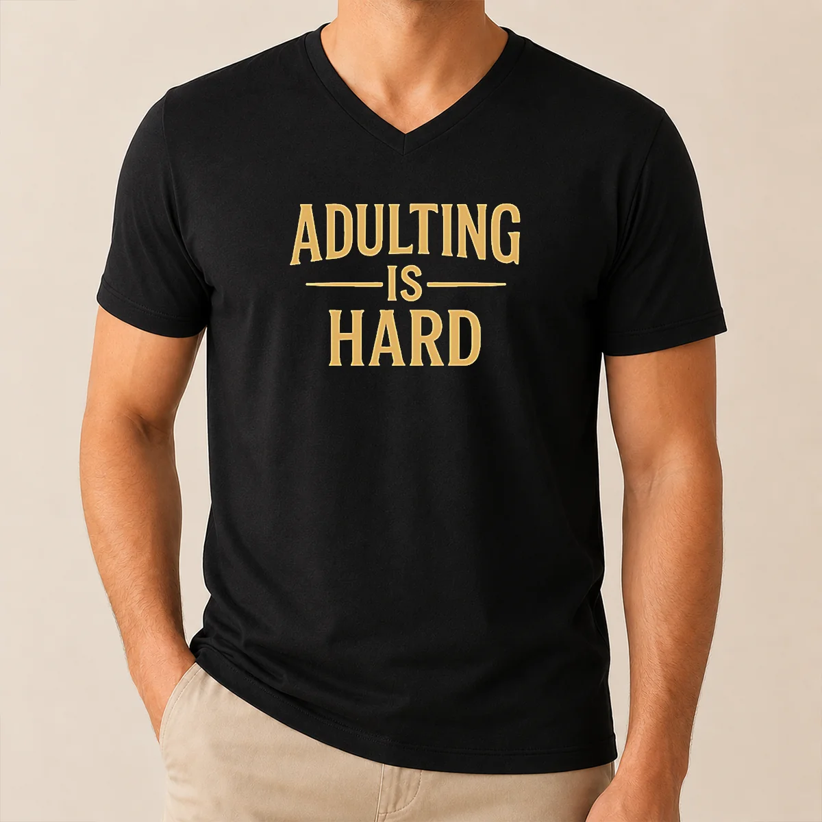 Pretty Paymoneywubby Adulting Is Hard V-Neck Shirt Pretty Paymoneywubby Adulting Is Hard V-Neck Shirt