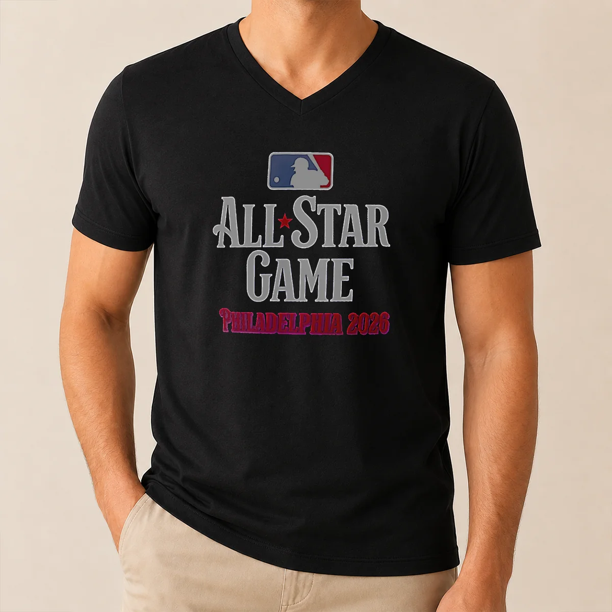 Pretty Philadelphia 2026 MLB All Star V-Neck Shirt Pretty Philadelphia 2026 MLB All Star V-Neck Shirt