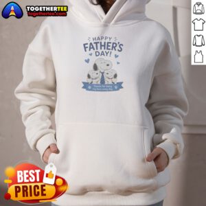 Pretty Snoopy Peanuts Happy Father Day Thanks For Being My Hero Every Day Hoodie