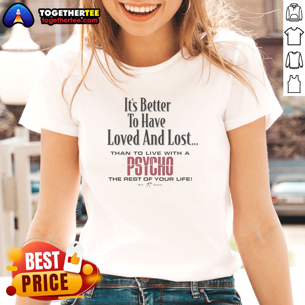 Dog Lover Shirt on Ladies Shirt Dog Lover Shirt shown as a ladies shirt preview