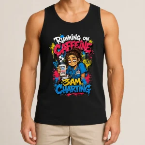 3AM Charting Nurse Graffiti Coffee Tank Top