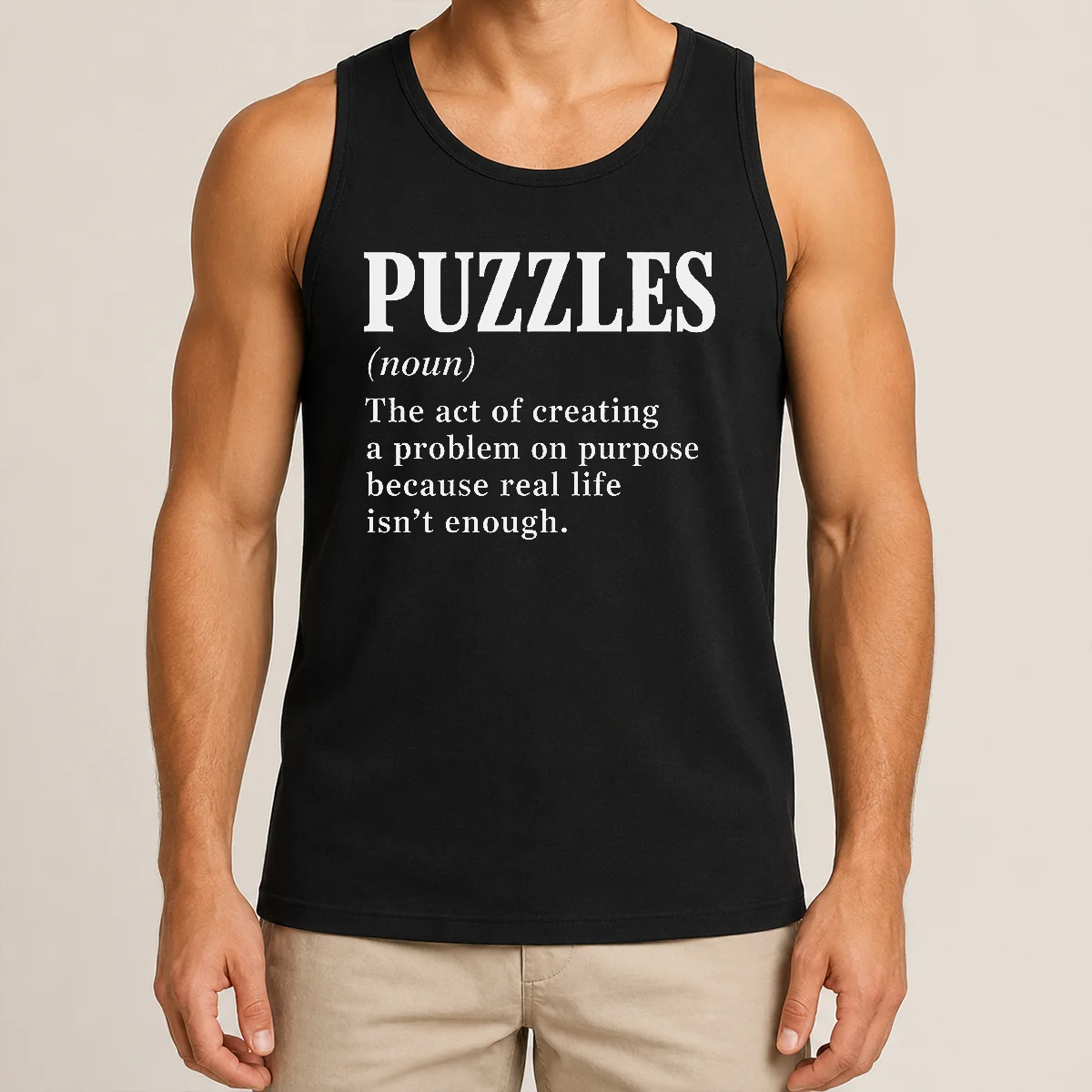Awesome Funny Puzzles The Art Of Creating Problems Tank Top Awesome Funny Puzzles The Art Of Creating Problems Tank Top
