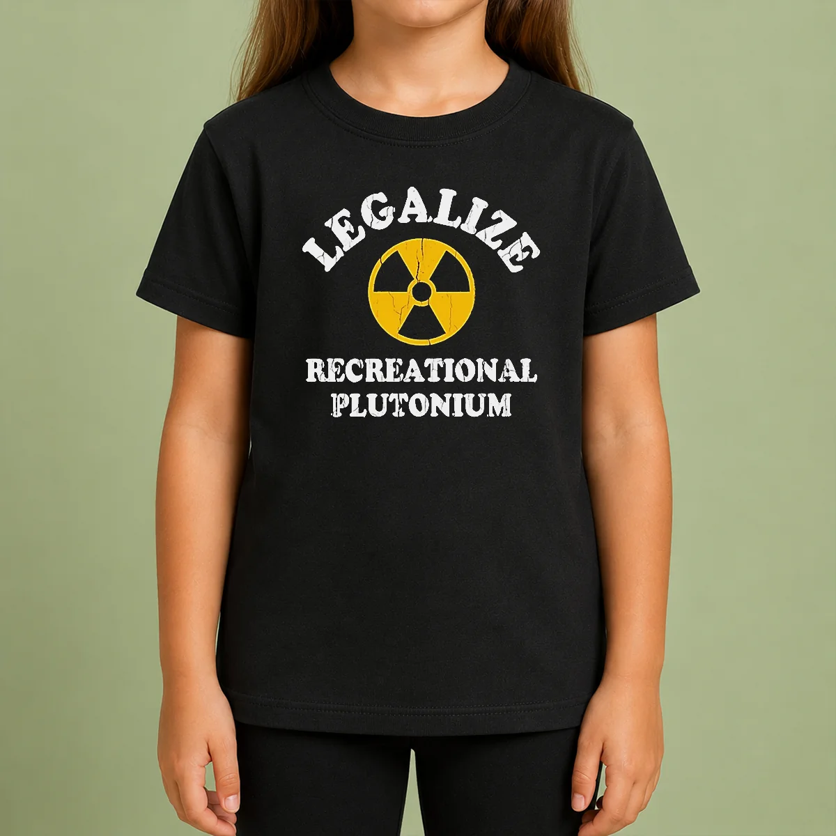 Awesome Legalize Recreational Plutonium Radiation Symbol Parody Kids T Shirt Awesome Legalize Recreational Plutonium Radiation Symbol Parody Kids T-Shirt