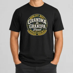 Awesome Official Grandparents Day Proud Grandchildren Mascot Badge