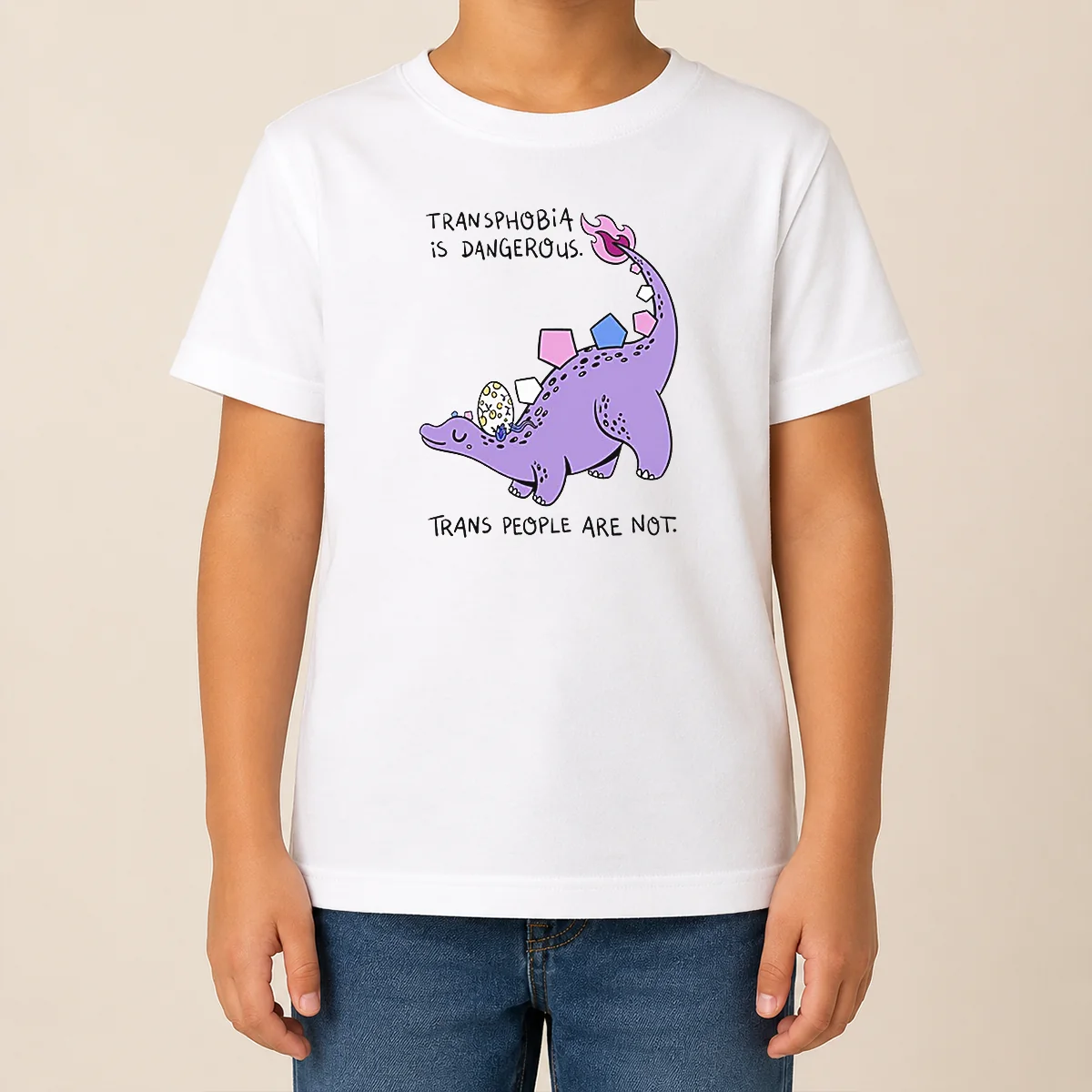 Awesome Transphobia Is Dangerous Trans People Are Not Kids T Shirt Awesome Transphobia Is Dangerous Trans People Are Not Kids T-Shirt