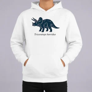 Awesome Triceratops Horridus Dinosaur Prehistoric Animal Paleontology Biology Science Hoodie