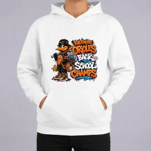 Baltimore Orioles Back to School Graffiti Hoodie