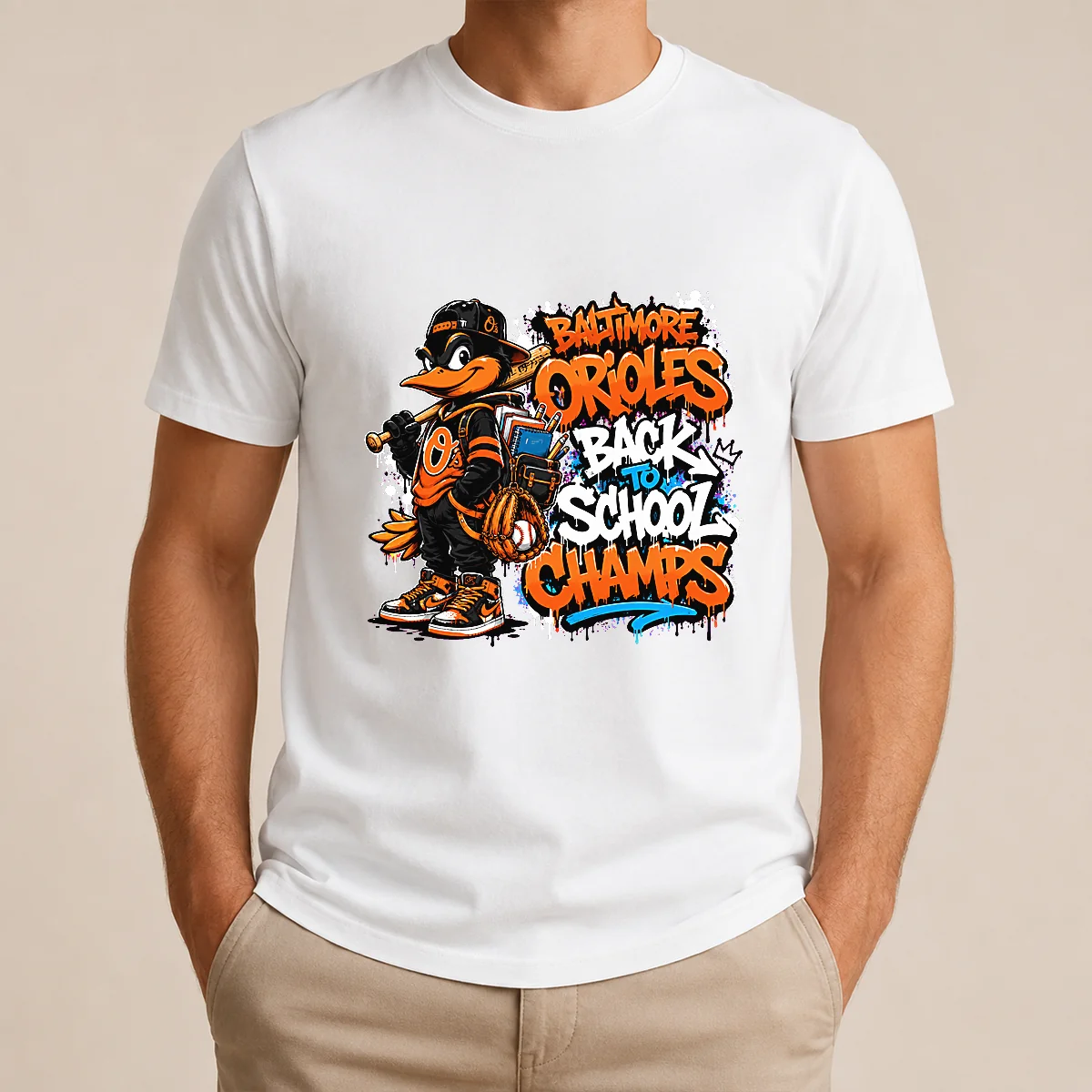 Baltimore Orioles Back to School Graffiti Shirt Baltimore Orioles Back to School Graffiti Shirt