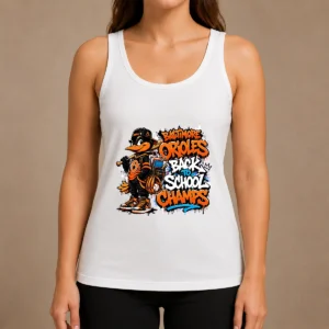 Baltimore Orioles Back to School Graffiti Tank Top