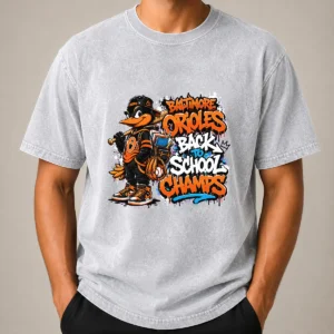 Baltimore Orioles Back to School Graffiti Washed T-Shirt