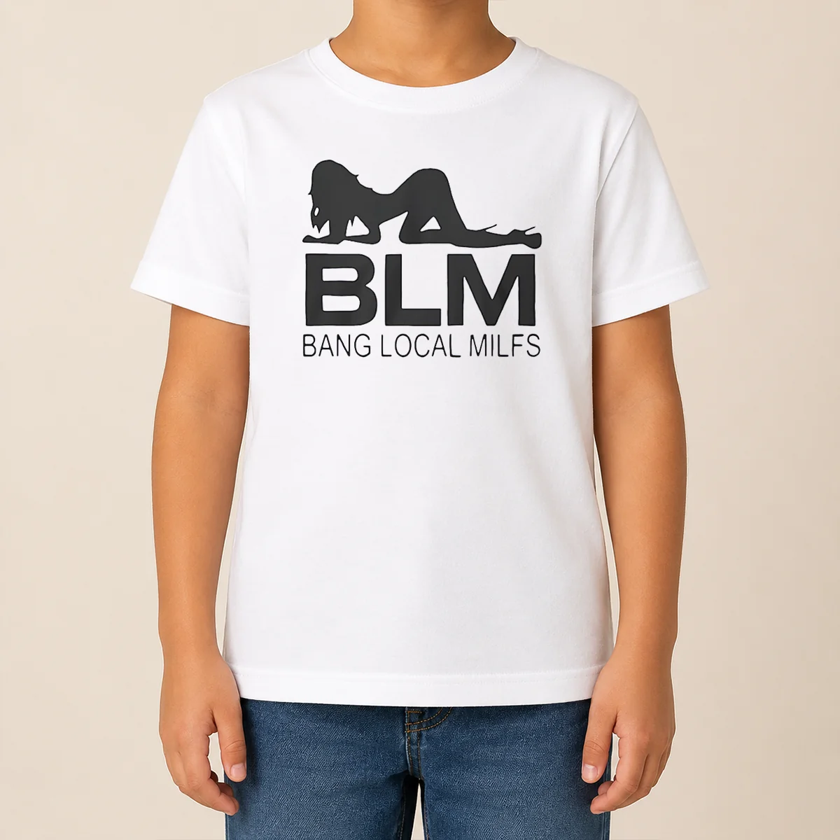 Funny BLM Bang Local Milfs Kids T Shirt Funny BLM Bang Local Milfs Kids T Shirt in bright colors, short sleeve cotton tee for children