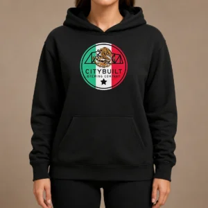 Funny Citybuilt Brewing Company Mexico Flag Eagle Hoodie