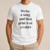 Funny Hot Charli Write A Song And Then Print It On A