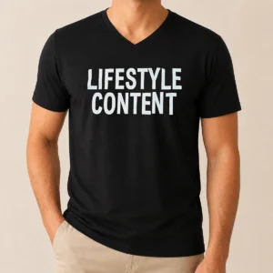 Funny Lifestyle Content V-Neck Shirt