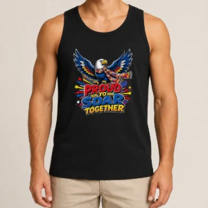 Funny Proud To Soar Together Pop Art Tank Top