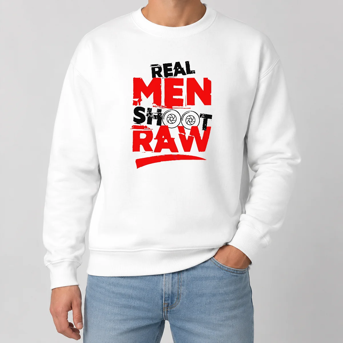 Funny Real Men Shoot Raw Photography Camera Shutter Aperture Sweater Funny Real Men Shoot Raw Photography Camera Shutter Aperture Sweater