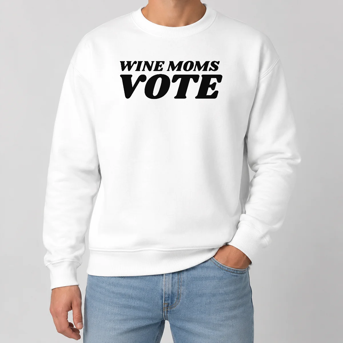 Funny Wine Moms Vote Sweater Funny Wine Moms Vote Sweater