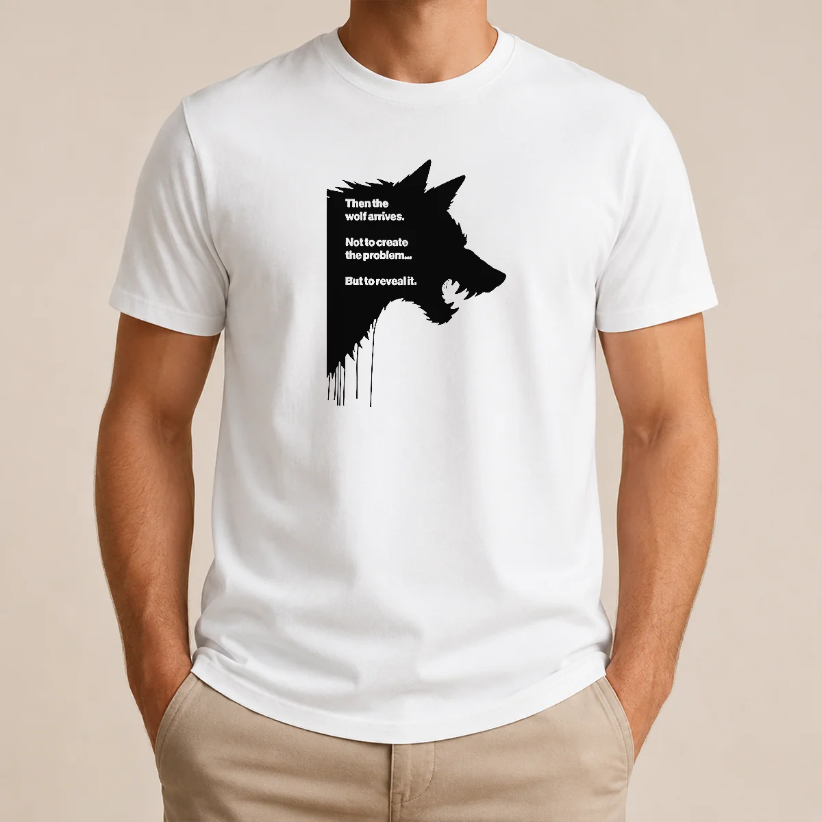 Funny Wolf Then The Wolf Arrives Shirt Funny Wolf Then The Wolf Arrives Shirt