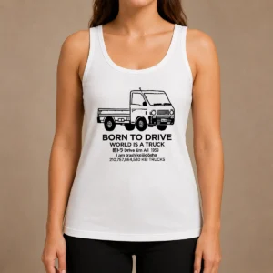 Funny World Is A Truck Tank Top