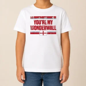 Funny You'Re My Wonderwall England Flag Oasis Kids T-Shirt
