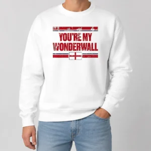 Funny You'Re My Wonderwall England Flag Oasis Sweater