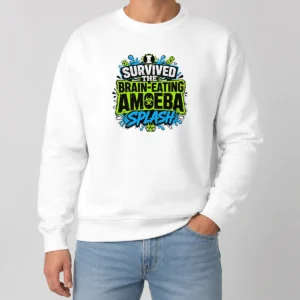 Good Brain Eating Amoeba Survival Typography Sweater