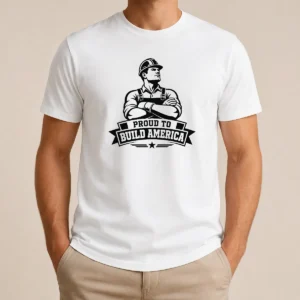 Good Labour Day American Blue Collar Silhouette