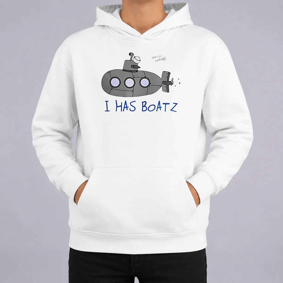 Good Premium Submarine I Has Boatz Cartoon Meme Hoodie Good Premium Submarine I Has Boatz Cartoon Meme Hoodie