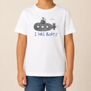 Good Premium Submarine I Has Boatz Cartoon Meme Kids T-Shirt