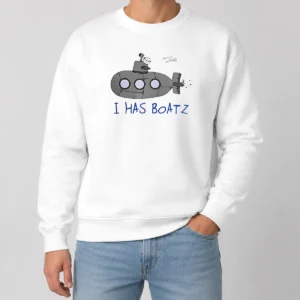 Good Premium Submarine I Has Boatz Cartoon Meme Sweater