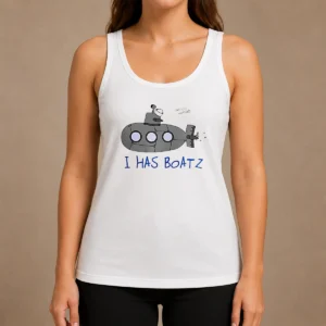 Good Premium Submarine I Has Boatz Cartoon Meme Tank Top
