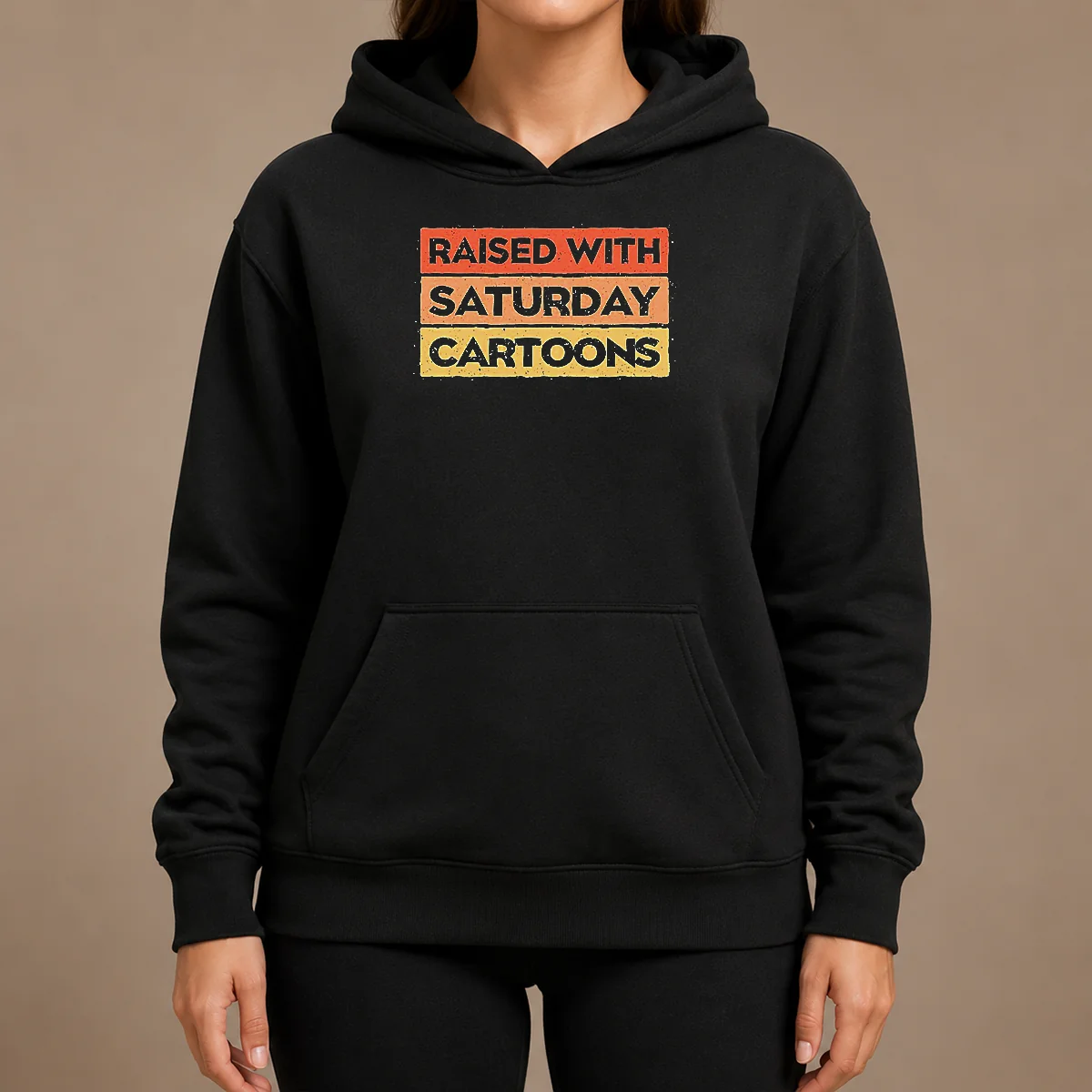 Good Raised With Saturday Cartoons Retro Hoodie Good Raised With Saturday Cartoons Retro Hoodie