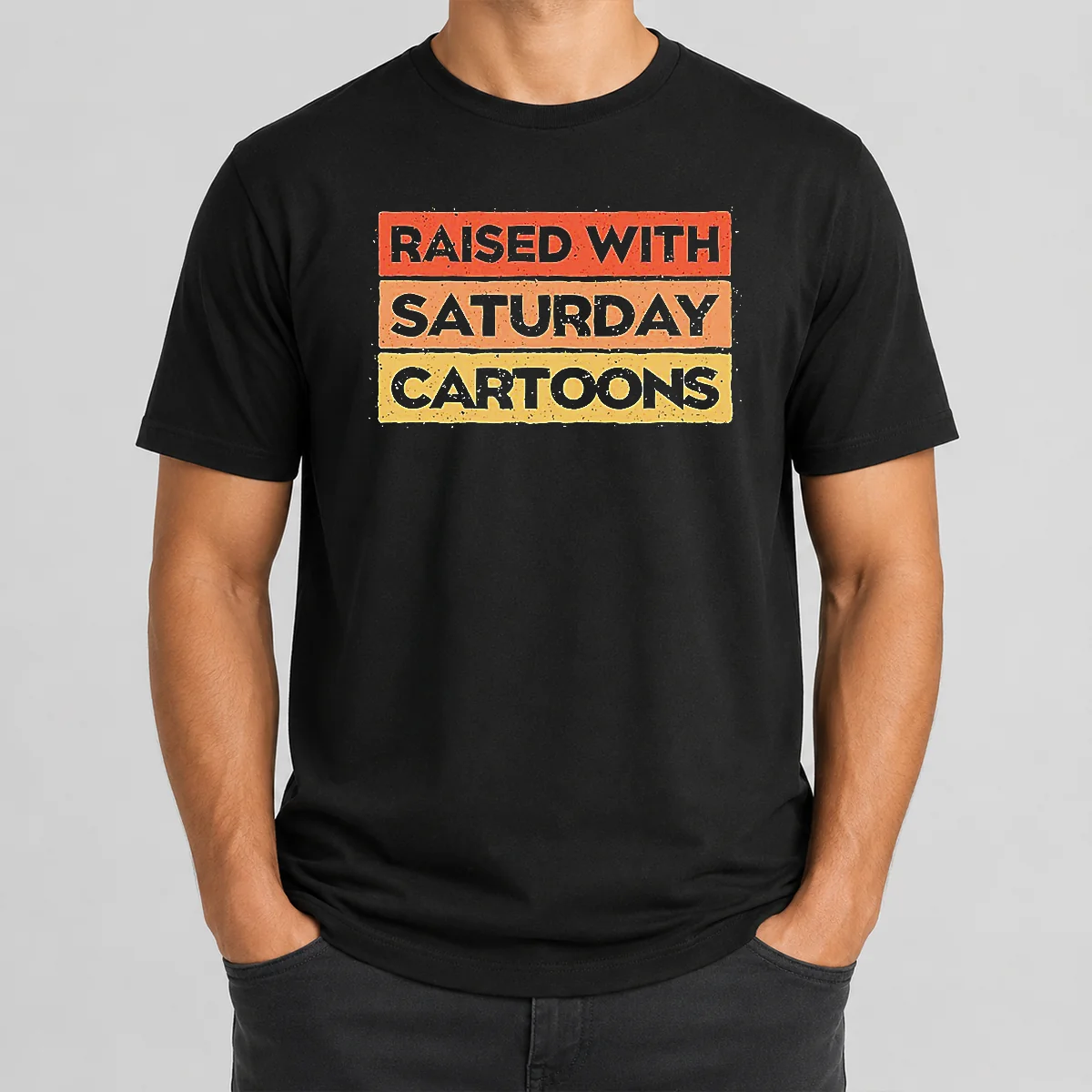 Good Raised With Saturday Cartoons Retro Shirt Good Raised With Saturday Cartoons Retro Shirt