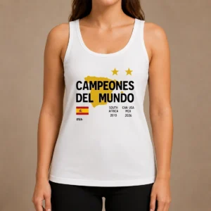 Good Spain Campeones Del Mundo 2010 South Africa And 2026 World Cup Tank Top