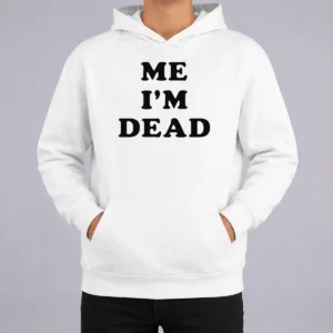 Good Touch Me I'M Dead Slogan Funny Goth Humor Hoodie