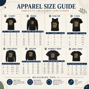 Size chart for Heartbeat Watching Level Up Life Squad Vintage Retro Distressed Shirt with measurements in inches and cm.