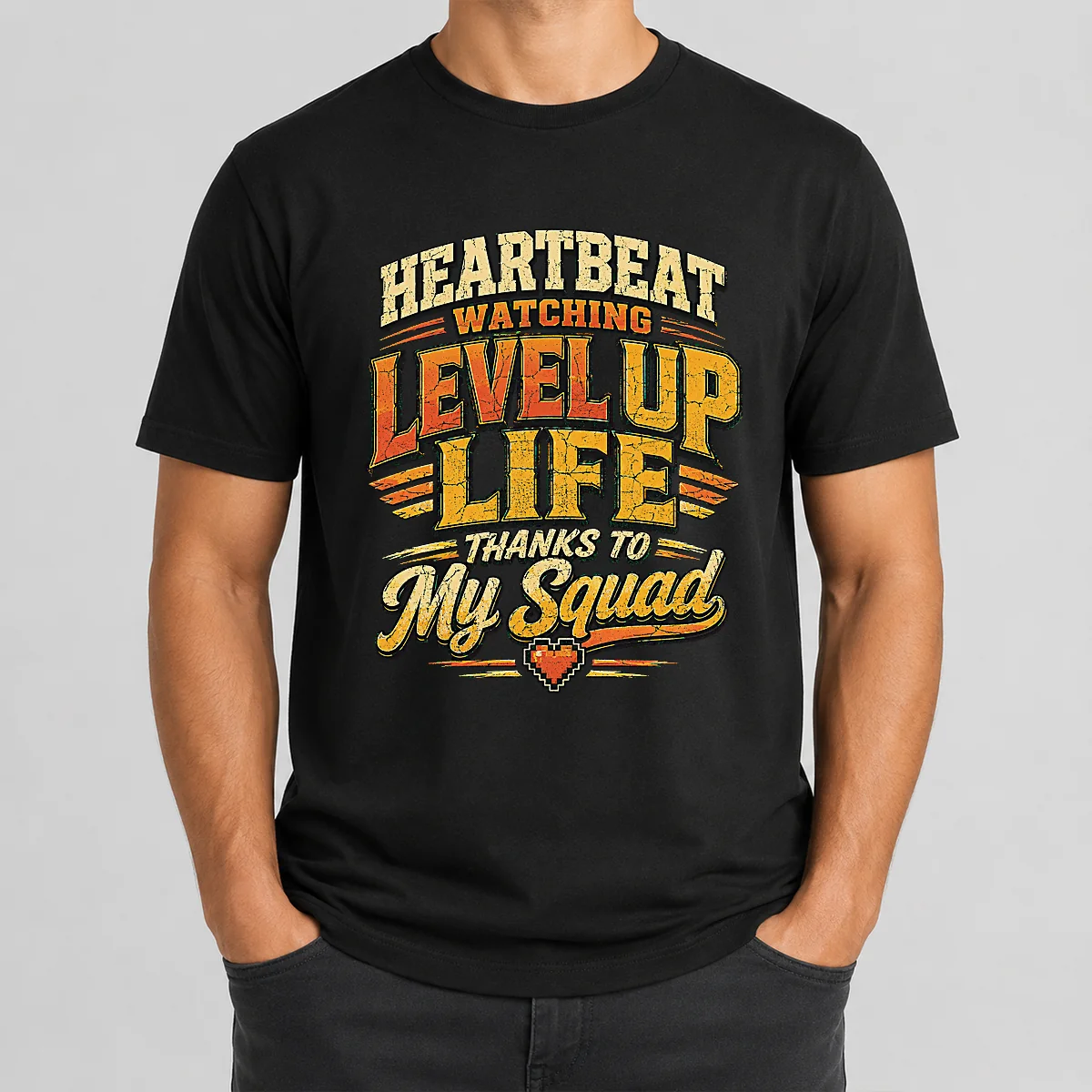 Heartbeat Watching Level Up Life Squad Shirt Heartbeat Watching Level Up Life Squad Shirt