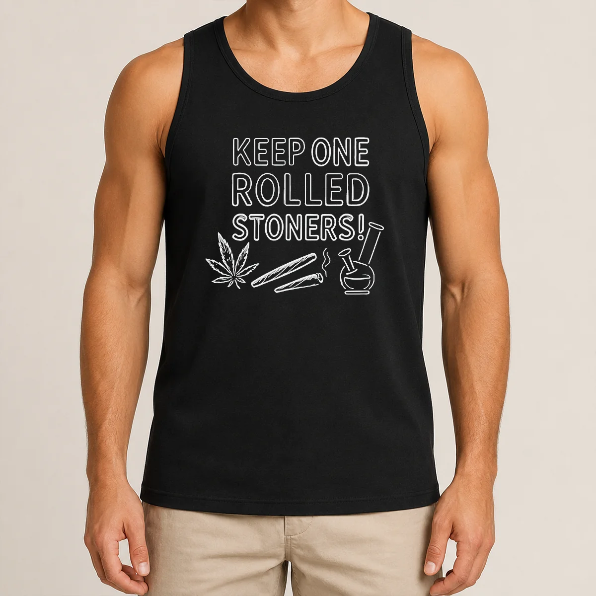 Hot Keep One Rolled Stoners Tank Top Hot Keep One Rolled Stoners Tank Top