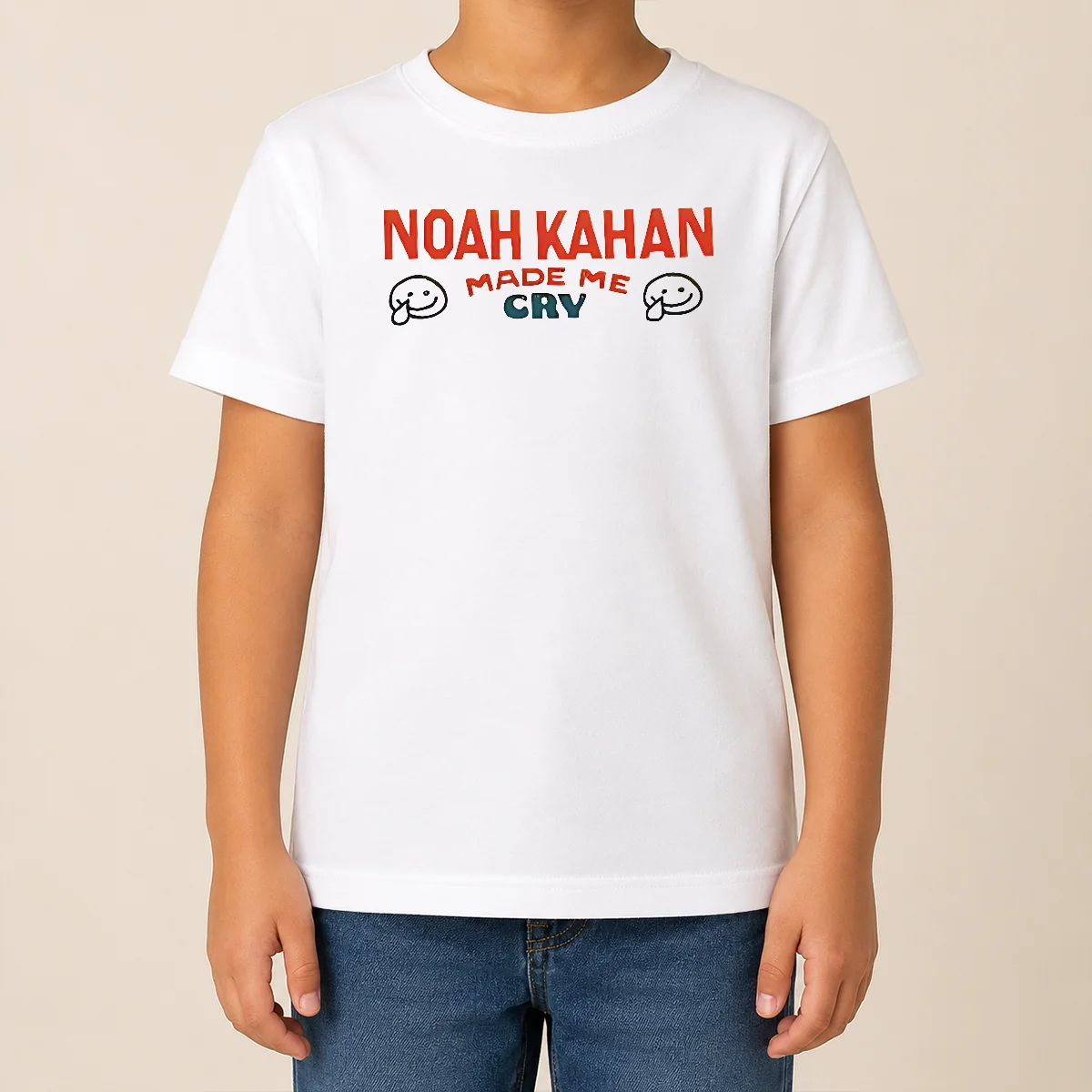 Hot Pretty Noah Kahan Made Me Cry Singer Songwriter Kids T Shirt Hot Pretty Noah Kahan Made Me Cry Singer Songwriter Kids T-Shirt