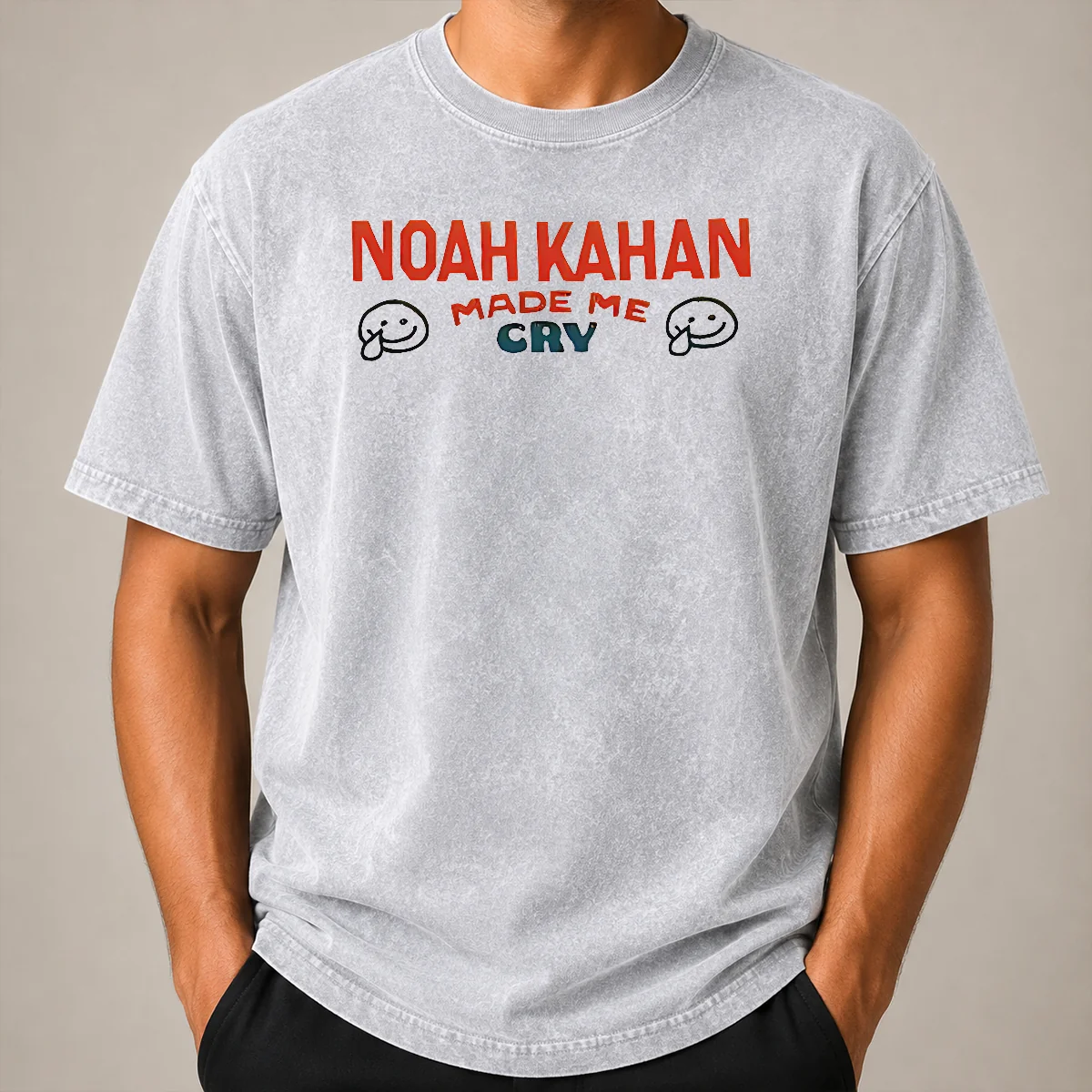 Hot Pretty Noah Kahan Made Me Cry Singer Songwriter Washed T Shirt Hot Pretty Noah Kahan Made Me Cry Singer Songwriter Washed T-Shirt