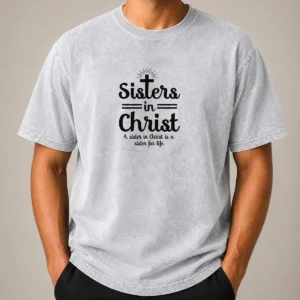Hot Sisters In Christ Washed T-Shirt