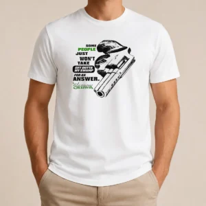 Hot Some People Just Wont Take Get Outta My Swamp Shrek t shirt in classic fit with bold graphic print